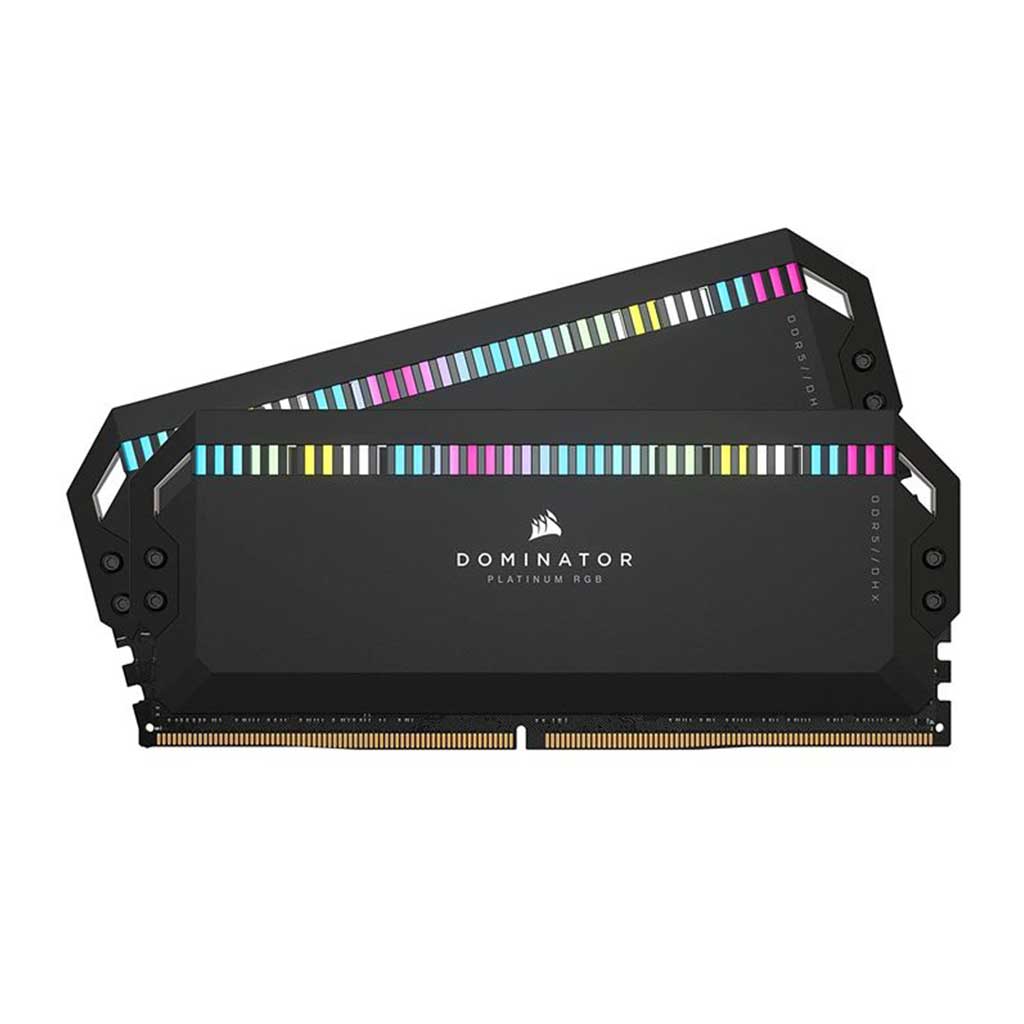 رم دوکاناله کرسیر مدل Dominator Platinum RGB 32GB 16GBx2 6000MHz CL36 DDR5