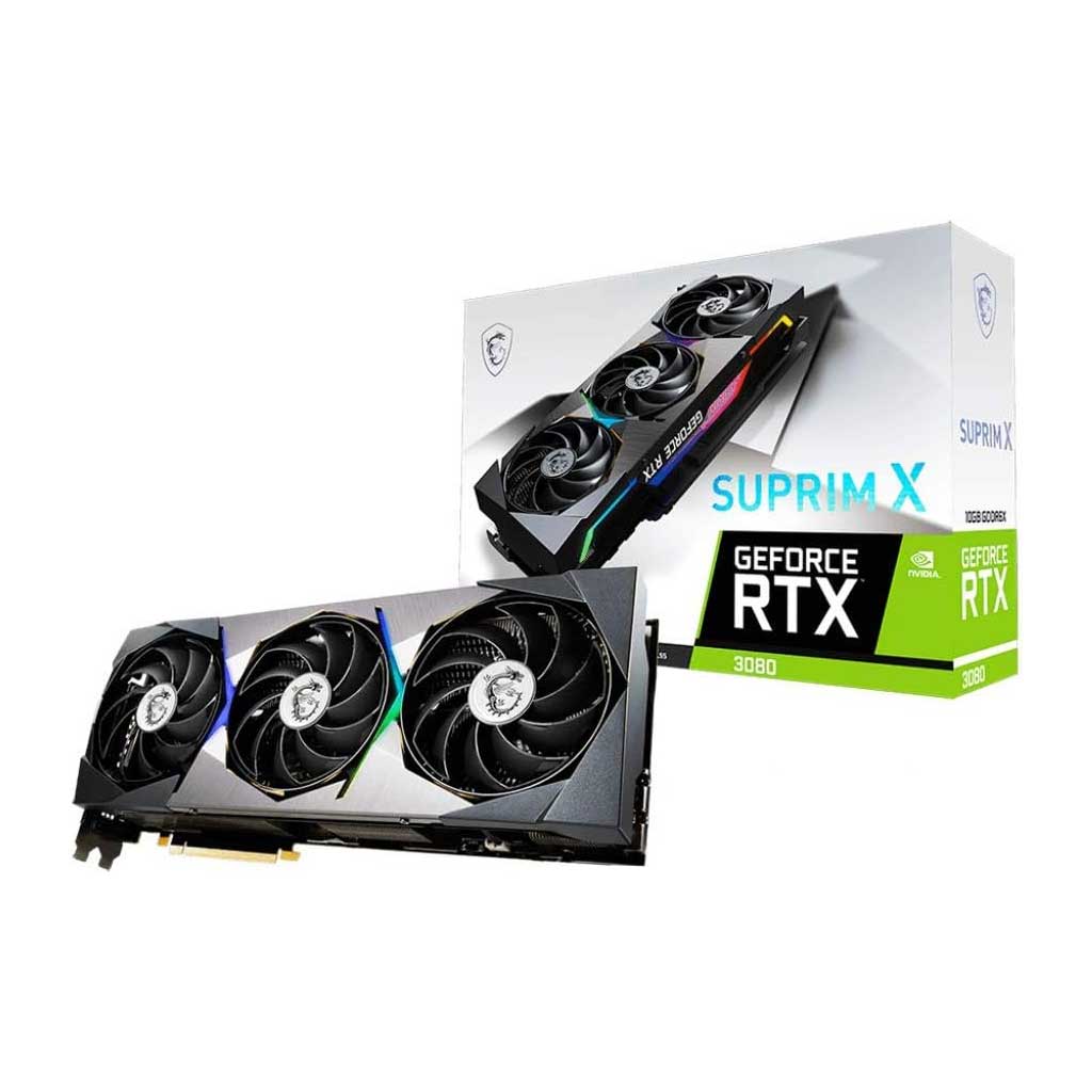 کارت گرافیک ام اس آی مدل GeForce RTX 3080 SUPRIM 10G